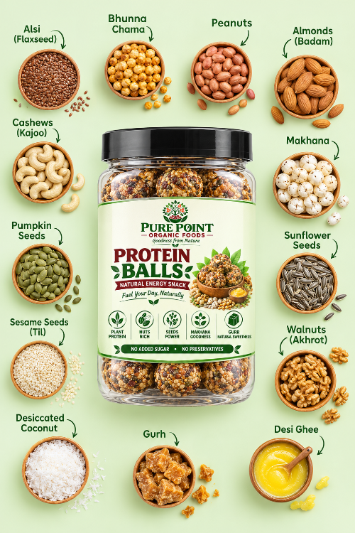 Protein balls/Alsi Ki Pinni